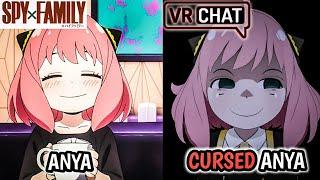 VRCHAT BUT I AM CURSED ANYA | VOICE TROLLING