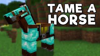 How to Tame a Horse in Minecraft 1.16.3