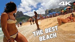  4K Walking along the most beautiful beach in Rio [POV] | Urbe Walks