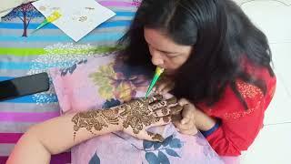 latest mehndi designs | simple mehndi design | new mehndi design | Krishna Chaudhary