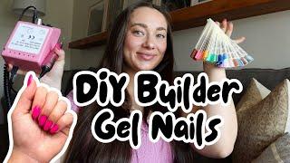 BUILDER GEL NAILS TUTORIAL: How to Do Your Own Nails at Home (Hard Gel, Poly Gel, Luminary)