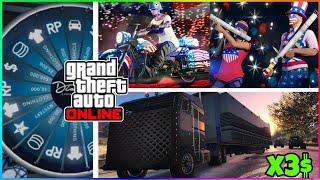 Neue EVENTWOCHE, Independence Day DLC & Update in GTA 5 ONLINE Tiermasken, Fahrzeuge & Geld machen