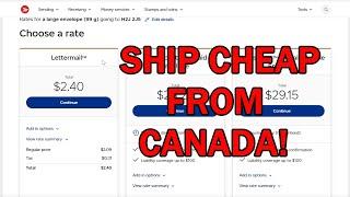 How To Ship Items For CHEAP As An Ebay Seller In CANADA