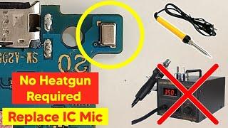 All Digital Mic Replacement | New Trick Remove Digital Mic Without Heatgun | No S.M.D. Required 2022