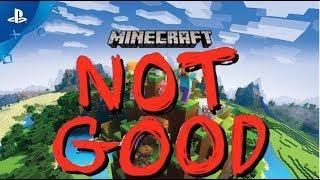 Minecraft Bedrock Edition is not good (PS4)