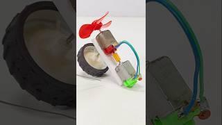 DC motor Mini fan with DC Motor/ High speed Mini fan Without capacitor/ Making Fan/Motor Life Hacks