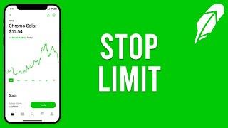 Robinhood Stop Limit Order Explained