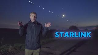 Светящиеся точки в небе? Наблюдаем спутники Илона Маска - Starlink. Два полёта за одно наблюдение!