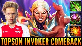 TOPSON Invoker Crazy Comeback From Impossible Game | Showing In SEA Server Who Is The Boss | Dota 2