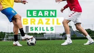 LEARN BEST BRAZIL FOOTBALL SKILLS | how to play like Neymar