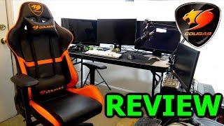Cougar Armor Gaming Chair Review - Are Gaming Chairs Worth It (Racer Style Computer Chair)