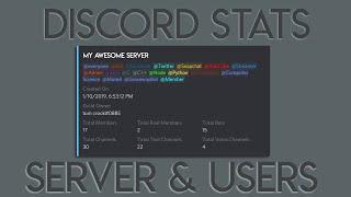 Discord Bot - Basic & Advanced Server & Member Stats