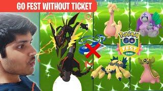 Play Go Fest 2023 without ticket - New Tips & Tricks - Free Shiny Rayquaza, Goodra - Go fest 2023