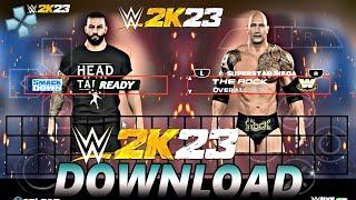 HOW TO play WWE 2K23 FOR ANDROID/ wwe crown jewel 2023 /WWE 2K22 ppsspp