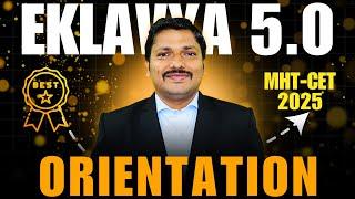 EKLAVYA 5.0 BATCH ORIENTATION LEC FOR MHTCET 2025 #eklavyabatch #dineshsir #mhtcet2025 | DINESH SIR