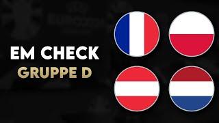 EM Check | Frankreich • Niederlande • Österreich • Polen (Gruppe D)