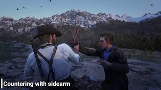 Red Dead Redemption 2 | 2 different variants of knife attack deflection (counter)