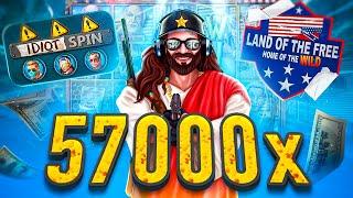 MAX WIN on *NEW* LAND OF THE FREE SLOT! (NolimitCity Bonus Buys)