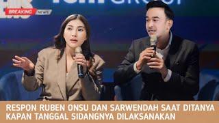 Begini Jawaban Ruben Onsu Dan Sarwendah Saat Diundang Di Tv Ditanya Kapan Sidang Di Pengadilan