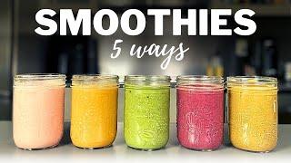 5 HEALTHY SMOOTHIES » My Easy Guide to Delicious, Nutritious Smoothies