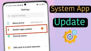 how to fix system app updater in mi mobile phone