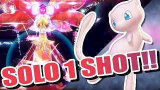 THIS MEW BUILD SOLOS 7 Star DELPHOX Tera Raids IN ONLY 1 SHOT!! (Solo OHKO Build Guide)