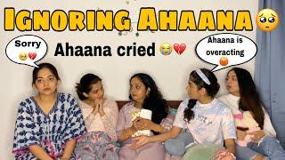 Ignoring ahaana #ahaanakrishna #diyakrishna #hansikakrishna #ishaanikrishna #sindhukrishna