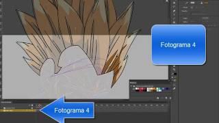 coloreando pelo gohan, speed painting animation