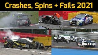 MOTORSPORT BEST OF 2021 - CRASHES, SPINS + FAILS 2021