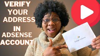 HOW TO VERIFY YOUR ADDRESS IN ADSENSE ACCOUNT FOR YOUTUBE WITH A PIN IN JUST A SECOND