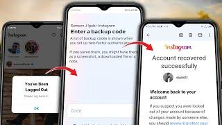 Fix Enter a backup code Instagram Login Problem | How to Get Backup code for Instagram without Login