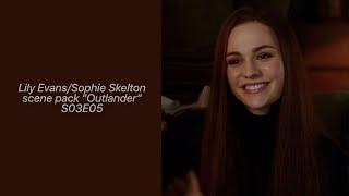 Lily Evans/Sophie Skelton scene pack (03x05 Outlander)