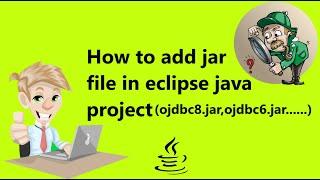 How to add jar file in eclipse java project(ojdbc8.jar , ojdbc6.jar.......etc) | realNameHidden