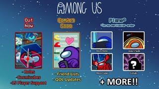 Among us - Friend list, More role, Hide'n'seek, More Cubes, collabs And More Updates With roadmap.