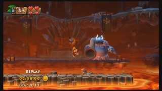 6-Boss Volcano Dome World Record: Donkey Kong Country Tropical Freeze Final Boss