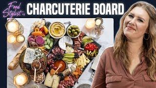 Food Stylist Shows How to Make A Beautiful Charcuterie Board | Meat and Cheese Board for New Year’s