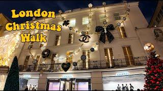 London Christmas Walk: Luxury Fashion Stores on New Bond Street