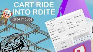 Trolling People in Cart Ride Into Rdite Using AutoClicker