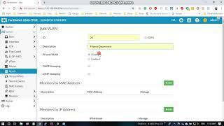 Create Untagged VLan (Access VLan)