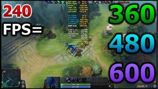 How to unlock FPS cap in game | Dota 2