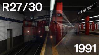 OpenBVE NYC Subway W.I.P. "Fox Red" R27/30 Showcase/Updates 2