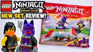 LEGO Ninjago Tournament Training Grounds Polybag Review! Dragons Rising Set 30675