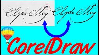 Corel Draw Tips & Tricks Trace this Signature