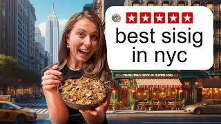 First Timers Try the BEST Filipino Sisig in New York City