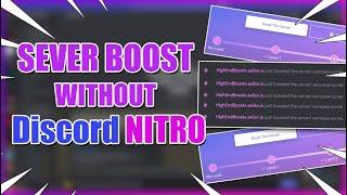 How to Boost A Discord Server With & Without Nitro (2024)