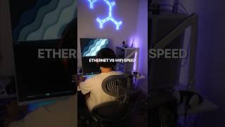 Ethernet vs WiFi speed test