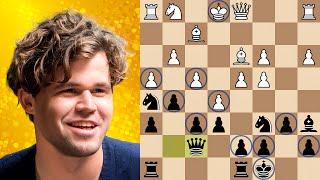 Carlsen crushes and motivates Firouzja | Nimzo-Indian, Sämisch