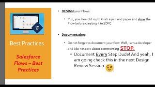 Quick Learning - Salesforce Flows Best Practices (PART 1)