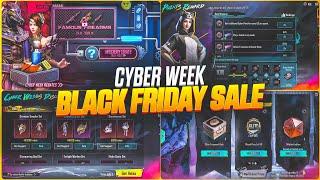 BGMI BLACK FRIDAY SALE | GET FREE SET | UC UP EVENT | CYBER WEEK EVENT PUBG  | McLAREN CAR SPIN