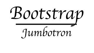 Bootstrap 4: Jumbotron